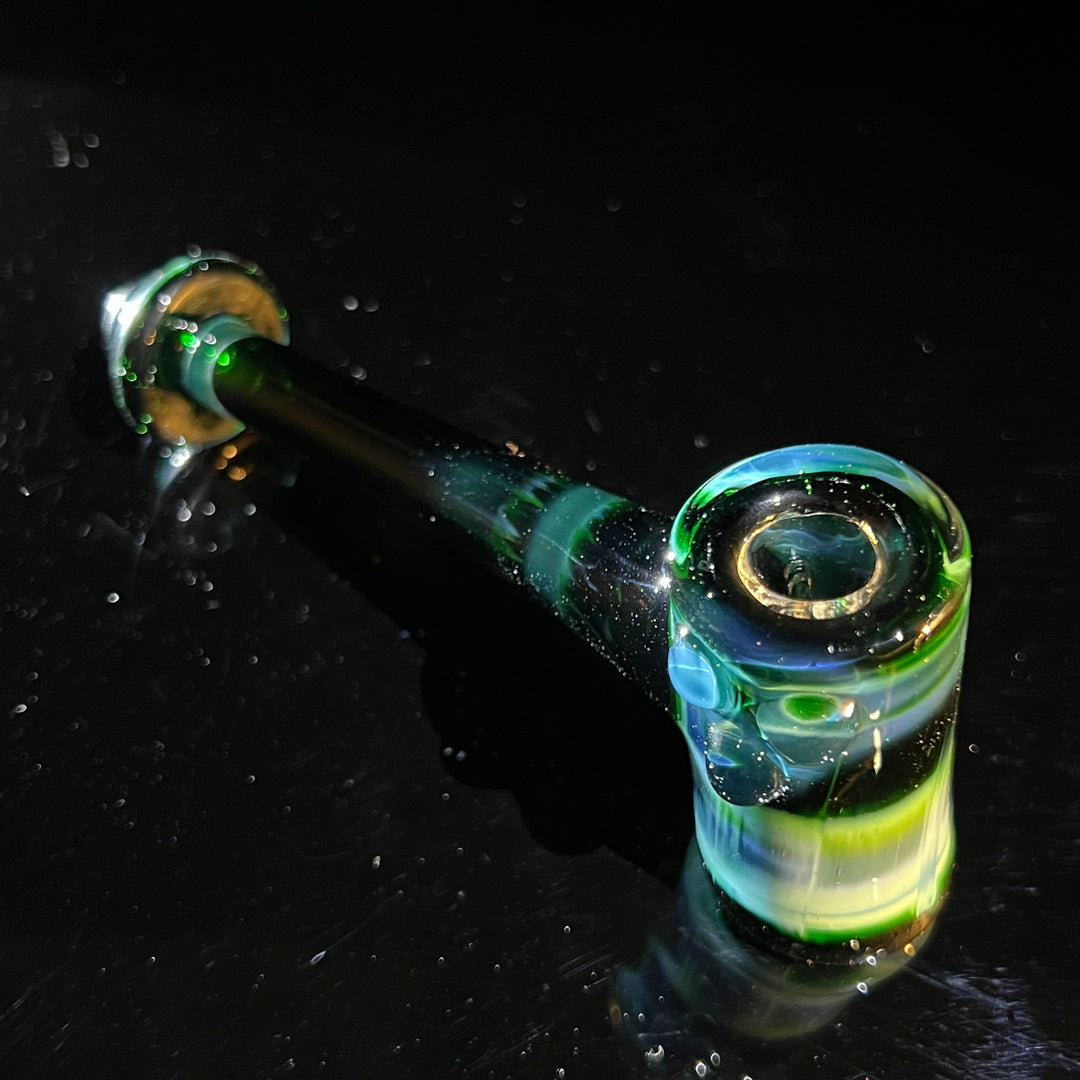 Green Money Hash Hammer Glass Pipe KOP Glass   