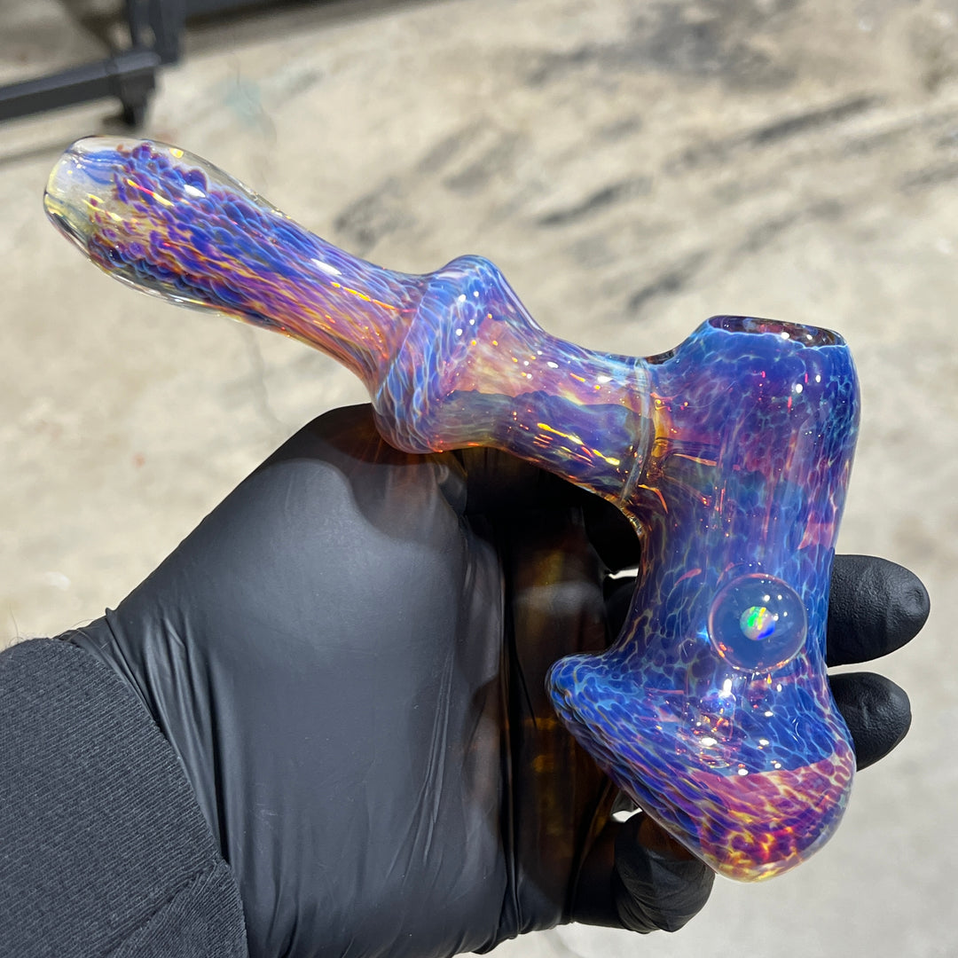 Purple Nebula Bubbler  Tako Glass   