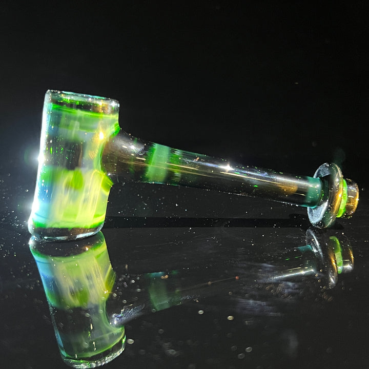 Green Money Hash Hammer Glass Pipe KOP Glass   