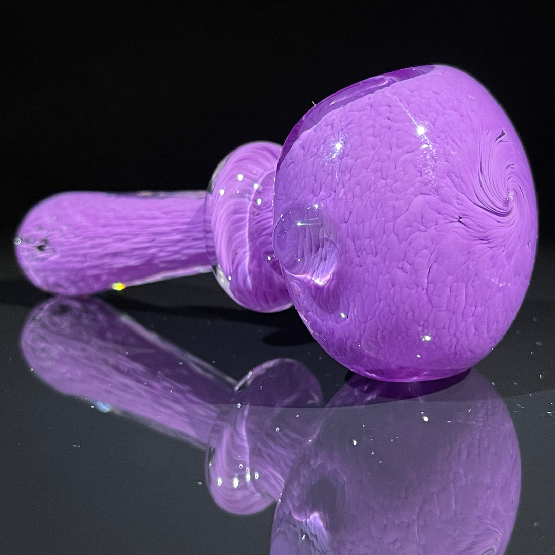 Thick Purple Frit Pipe Glass Pipe Chuck Glass