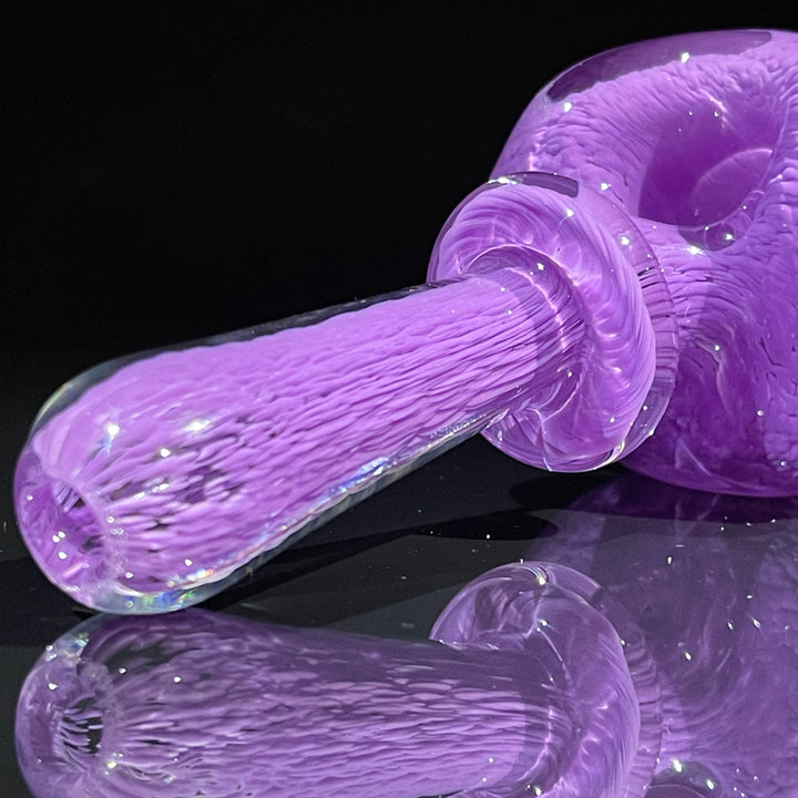 Thick Purple Frit Pipe Glass Pipe Chuck Glass