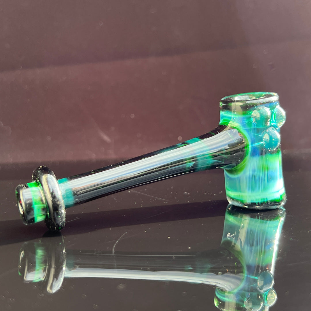 Green Money Hash Hammer Glass Pipe KOP Glass   