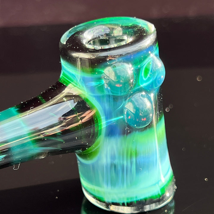 Green Money Hash Hammer Glass Pipe KOP Glass   