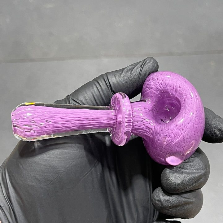 Thick Purple Frit Pipe Glass Pipe Chuck Glass