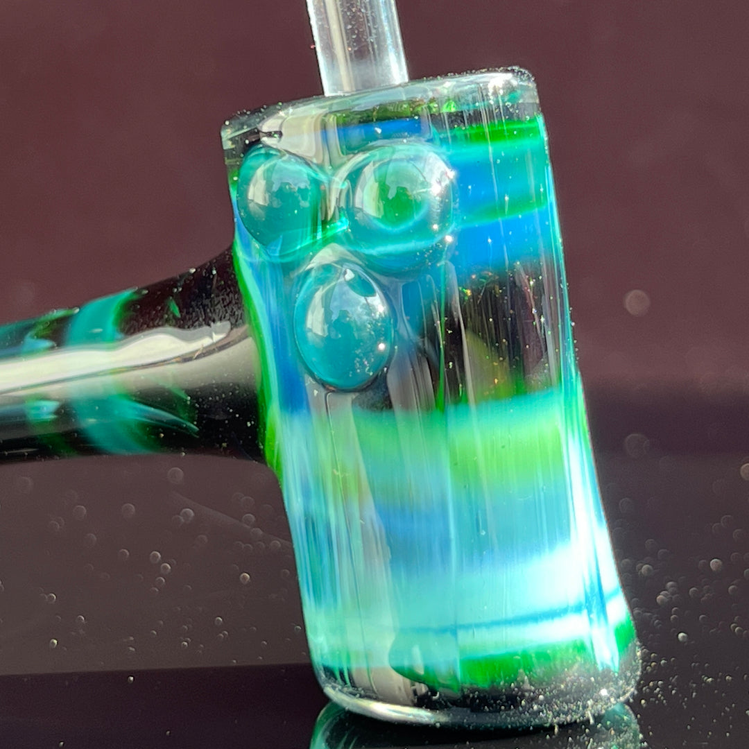 Green Money Hash Hammer Glass Pipe KOP Glass   