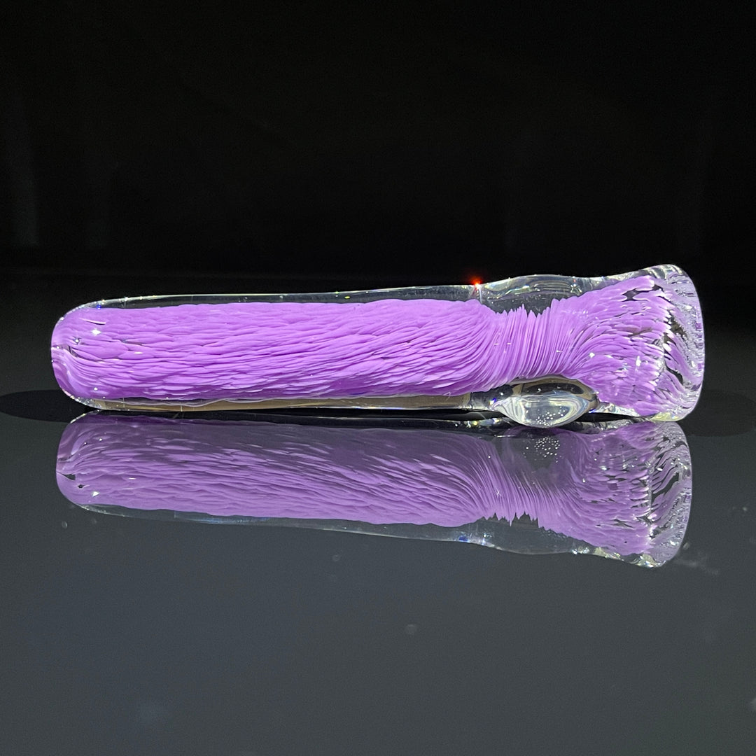 Thick Purple Frit Chillum Glass Pipe Chuck Glass