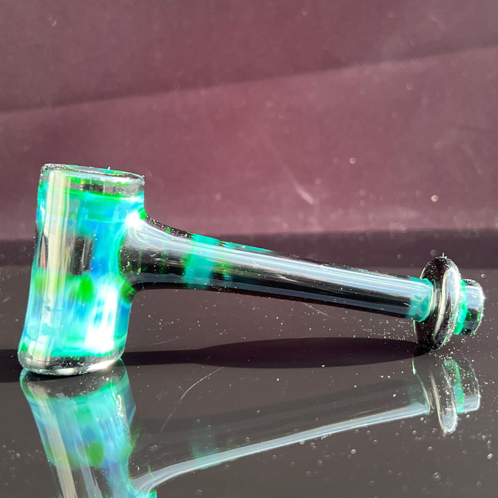 Green Money Hash Hammer Glass Pipe KOP Glass   