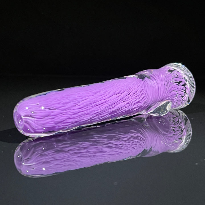 Thick Purple Frit Chillum Glass Pipe Chuck Glass