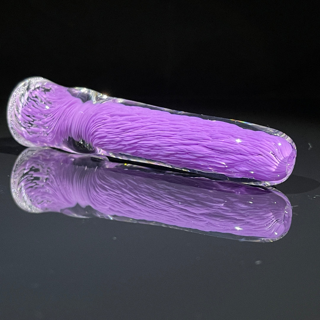 Thick Purple Frit Chillum Glass Pipe Chuck Glass