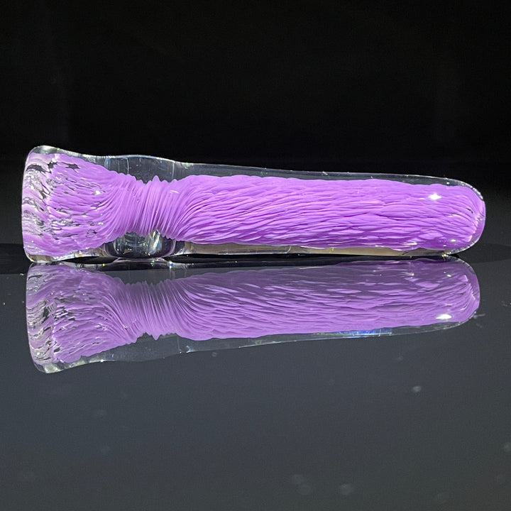 Thick Purple Frit Chillum Glass Pipe Chuck Glass