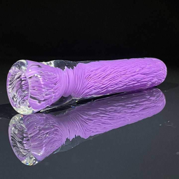 Thick Purple Frit Chillum Glass Pipe Chuck Glass