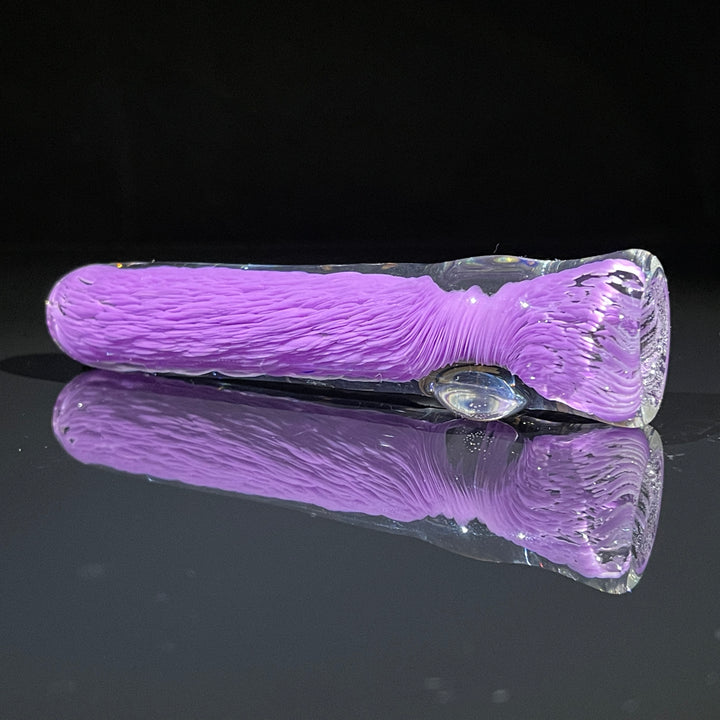 Thick Purple Frit Chillum Glass Pipe Chuck Glass