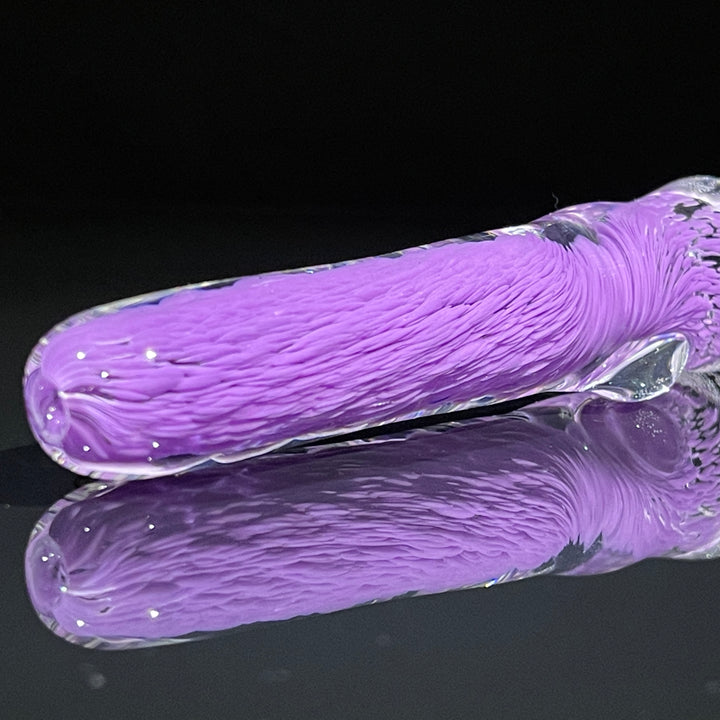 Thick Purple Frit Chillum Glass Pipe Chuck Glass