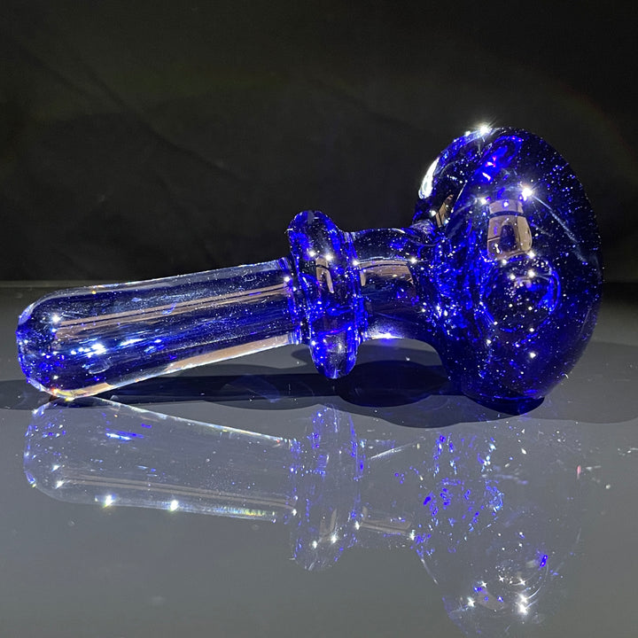 Thick Blue Frit Pipe Glass Pipe Chuck Glass