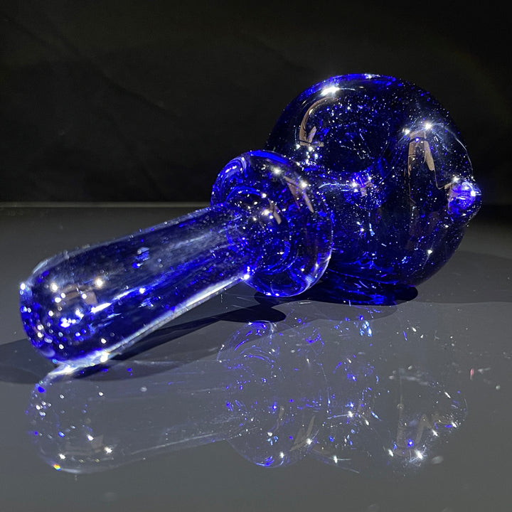 Thick Blue Frit Pipe Glass Pipe Chuck Glass