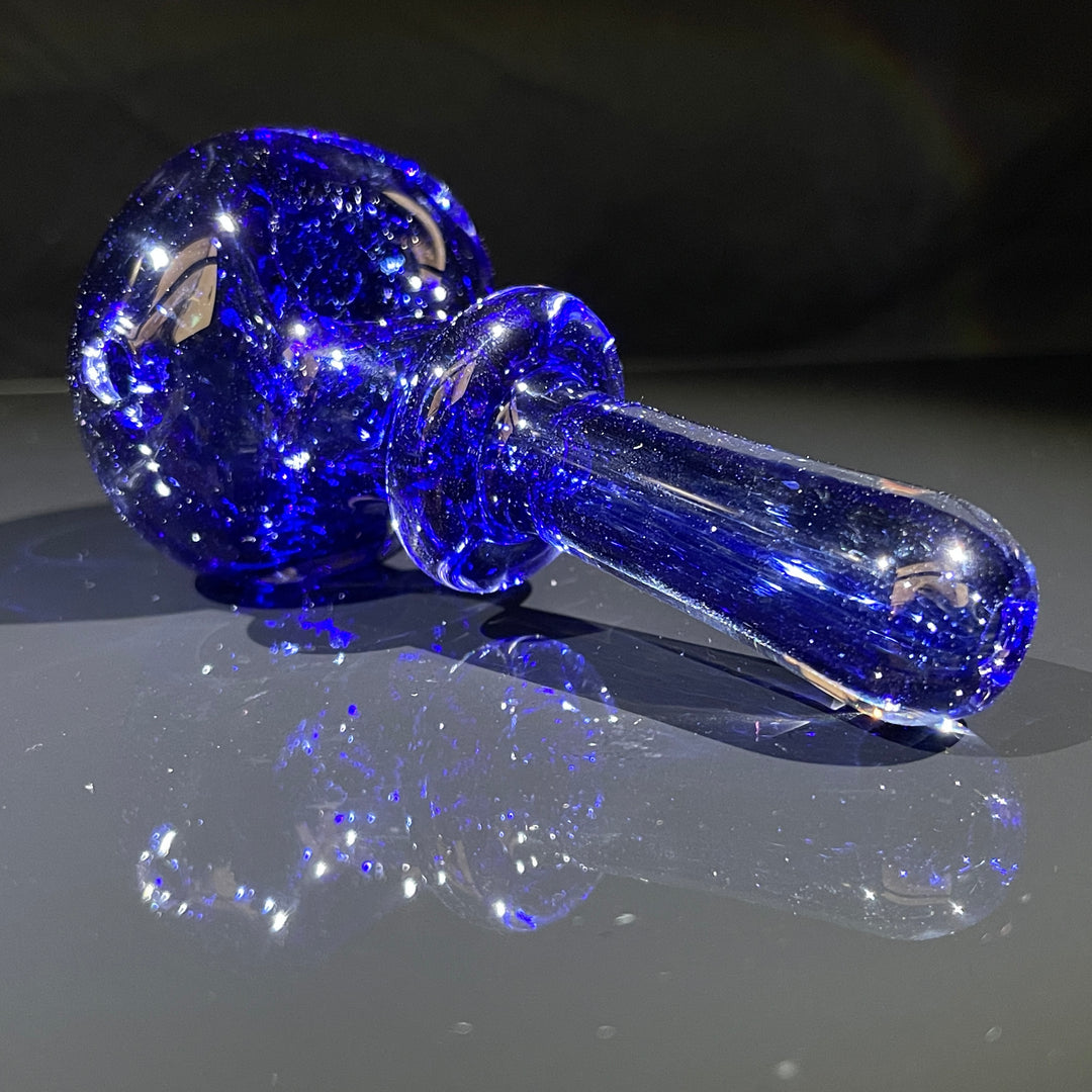 Thick Blue Frit Pipe Glass Pipe Chuck Glass