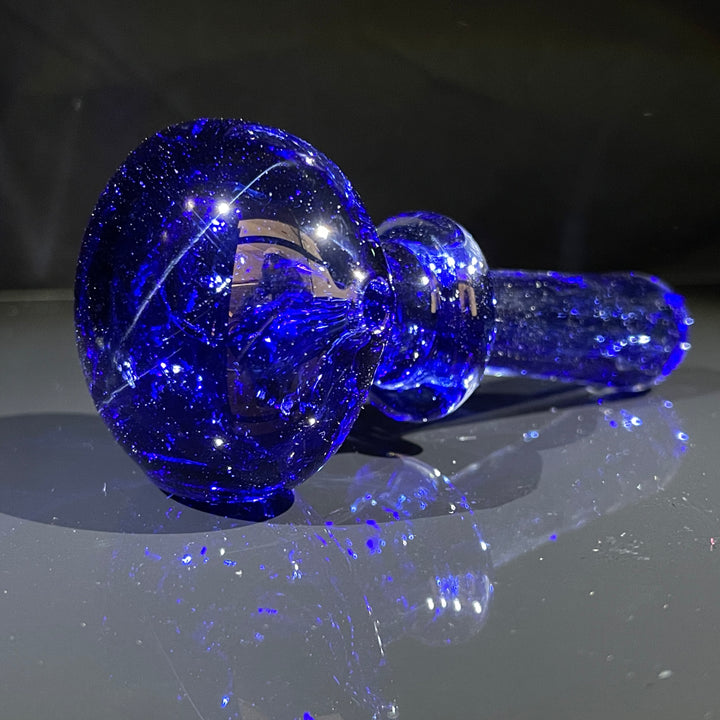 Thick Blue Frit Pipe Glass Pipe Chuck Glass