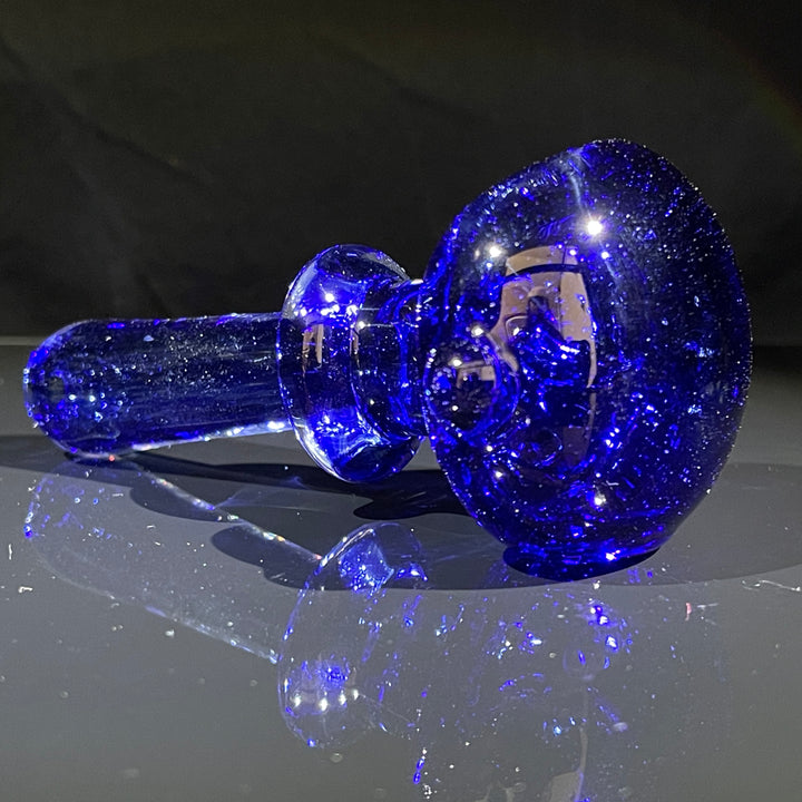 Thick Blue Frit Pipe Glass Pipe Chuck Glass