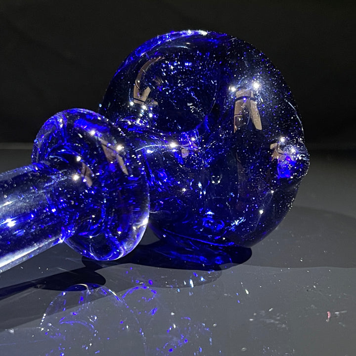 Thick Blue Frit Pipe Glass Pipe Chuck Glass