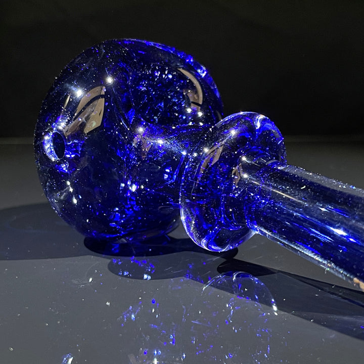 Thick Blue Frit Pipe Glass Pipe Chuck Glass