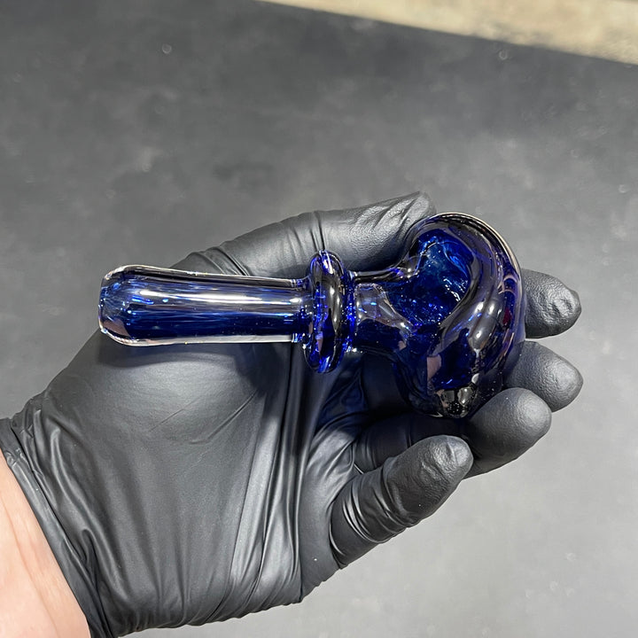 Thick Blue Frit Pipe Glass Pipe Chuck Glass