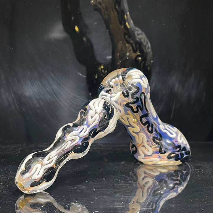 Inside Out Hammer Bubbler Glass Pipe Tiny Mike   