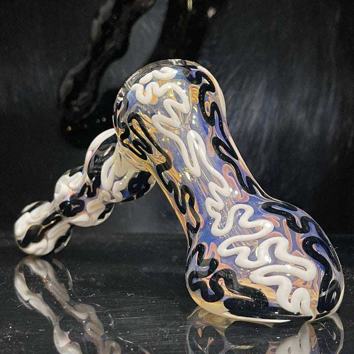 Inside Out Hammer Bubbler Glass Pipe Tiny Mike   