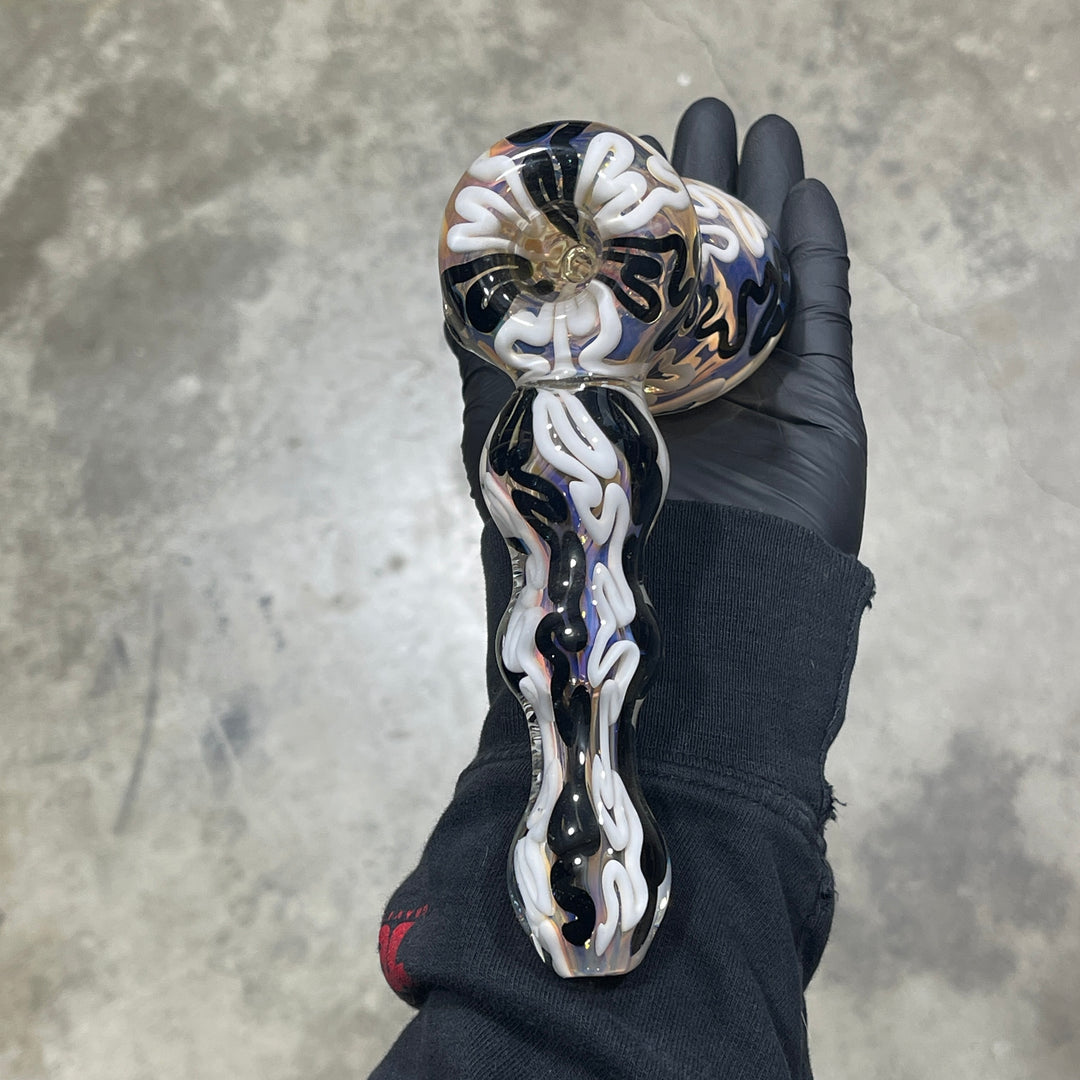 Inside Out Hammer Bubbler Glass Pipe Tiny Mike   