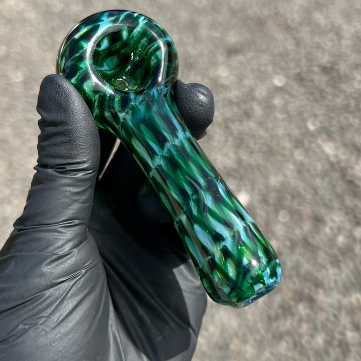 Emerald Pocket Pipe 1 Glass Pipe Jedi Glassworks   