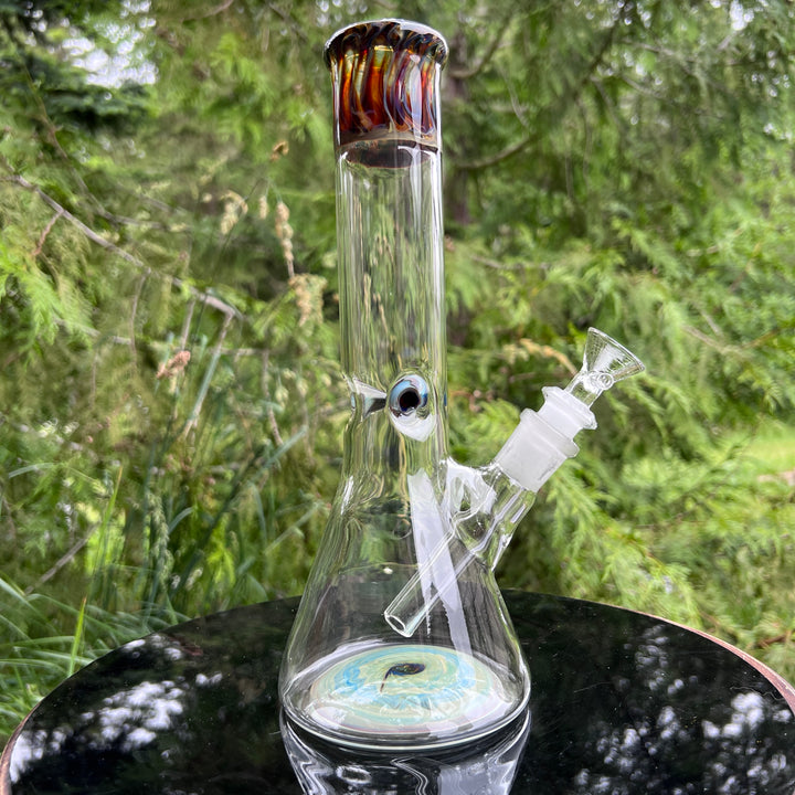 Glass Berry Cupcake 11" Beaker Bong Glass Pipe Glass Berry Cupcake   