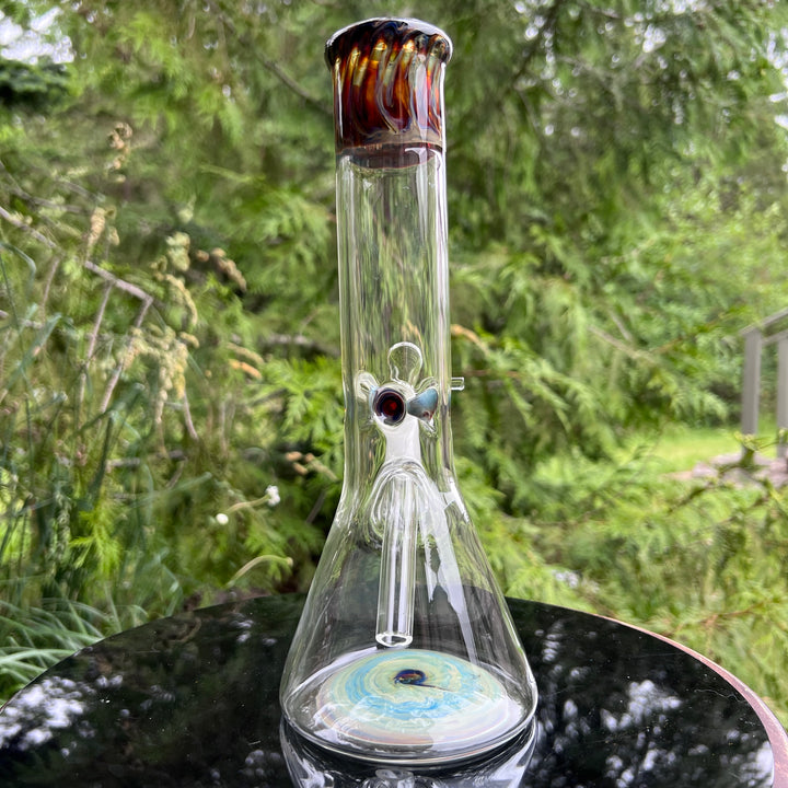 Glass Berry Cupcake 11" Beaker Bong Glass Pipe Glass Berry Cupcake   