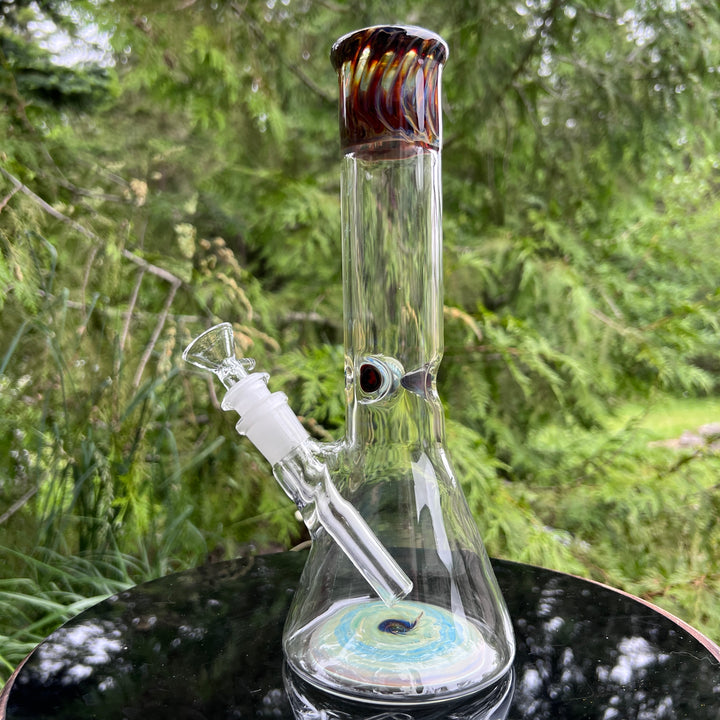 Glass Berry Cupcake 11" Beaker Bong Glass Pipe Glass Berry Cupcake   