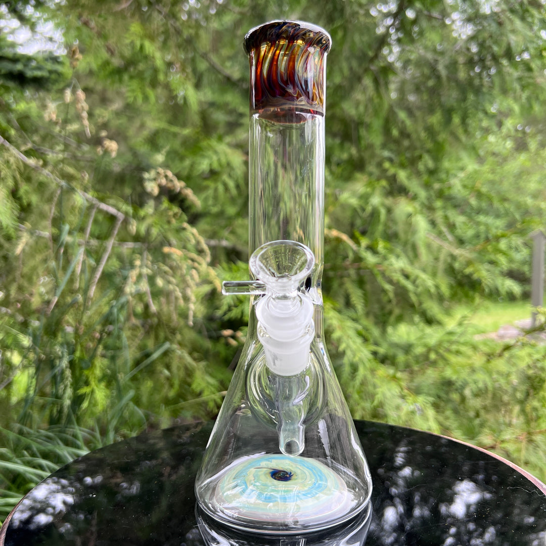 Glass Berry Cupcake 11" Beaker Bong Glass Pipe Glass Berry Cupcake   