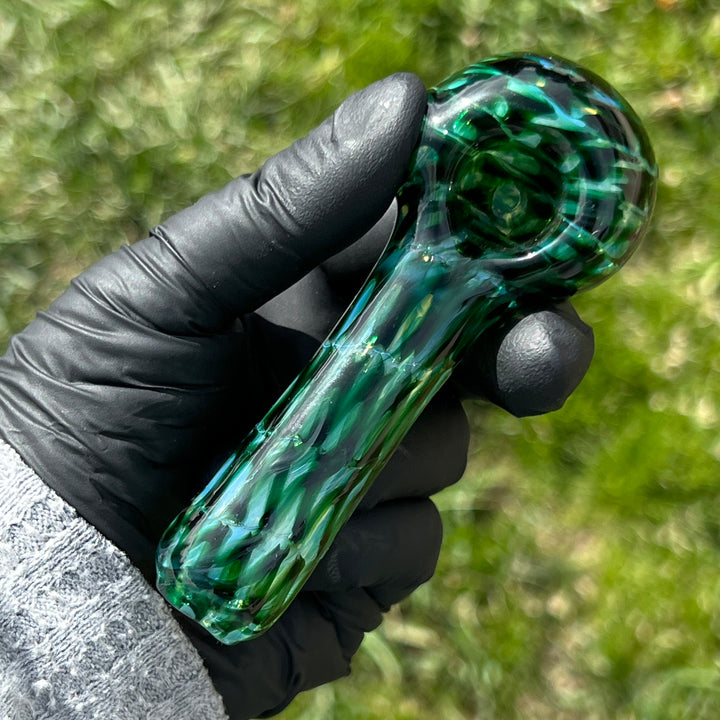 Emerald Pocket Pipe 1 Glass Pipe Jedi Glassworks   