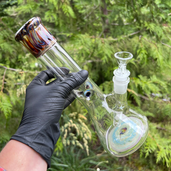 Glass Berry Cupcake 11" Beaker Bong Glass Pipe Glass Berry Cupcake   