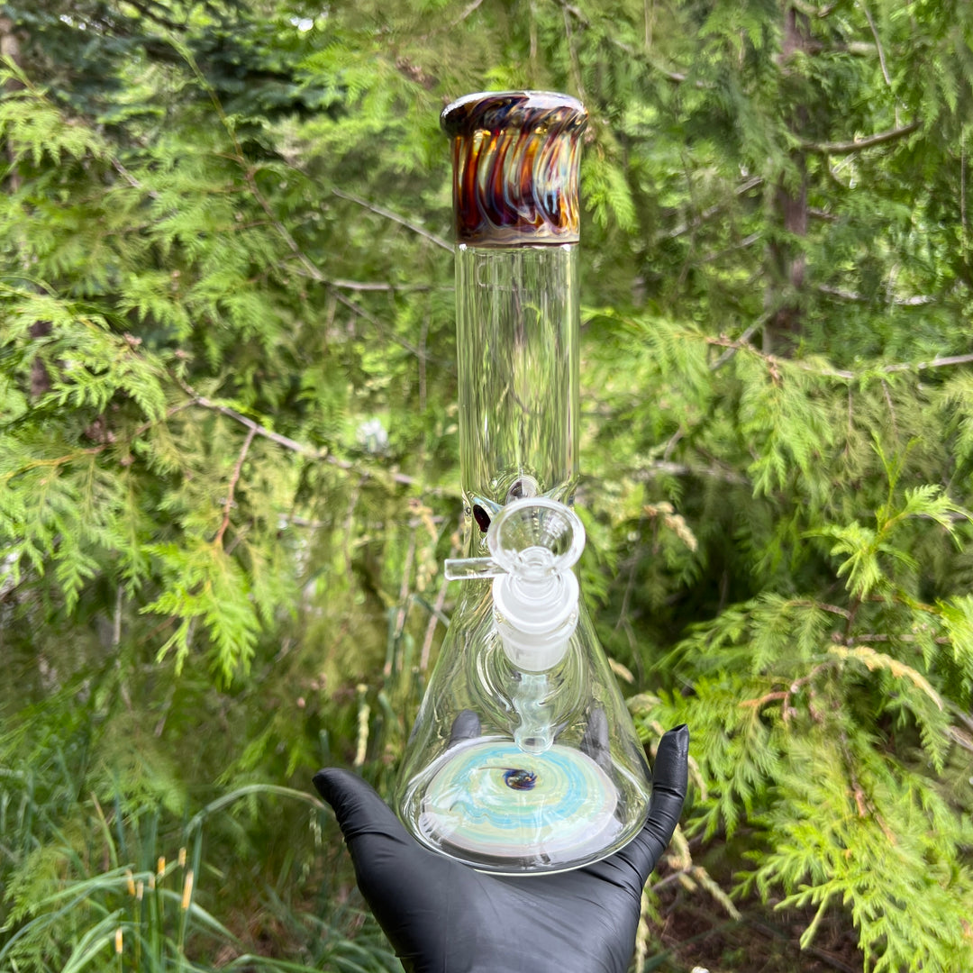 Glass Berry Cupcake 11" Beaker Bong Glass Pipe Glass Berry Cupcake   