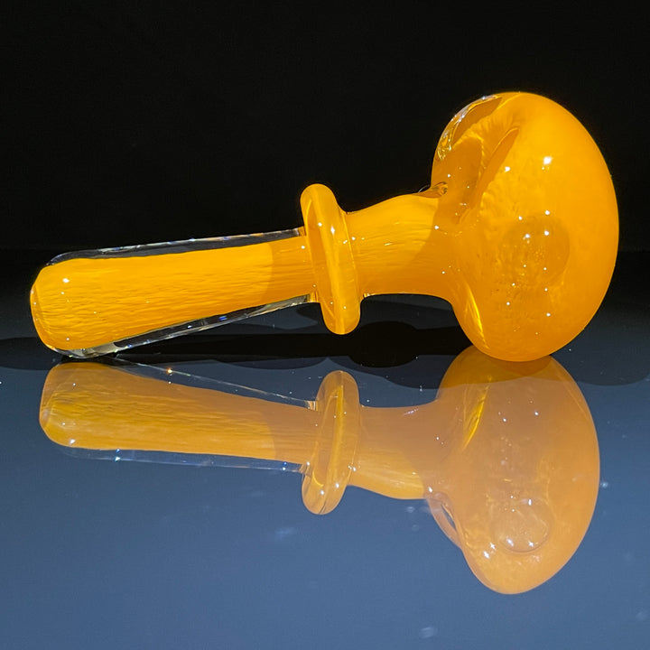 Thick Orange Frit Pipe Glass Pipe Chuck Glass