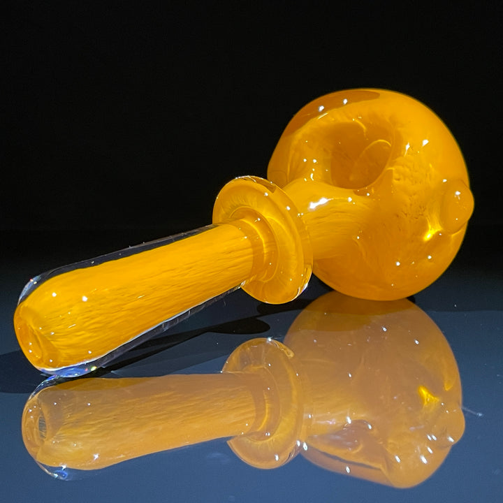 Thick Orange Frit Pipe Glass Pipe Chuck Glass