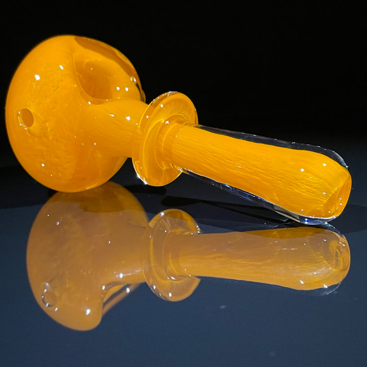 Thick Orange Frit Pipe Glass Pipe Chuck Glass