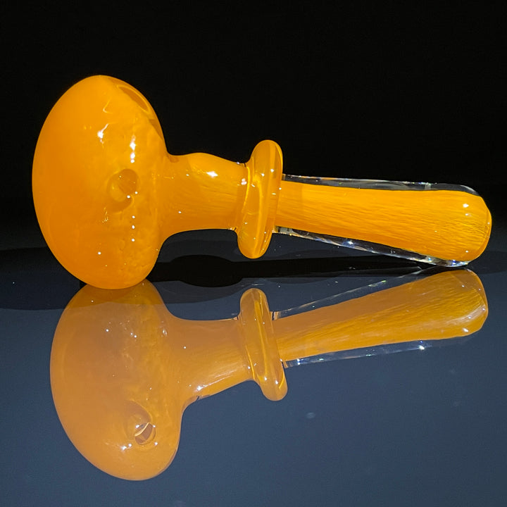 Thick Orange Frit Pipe Glass Pipe Chuck Glass