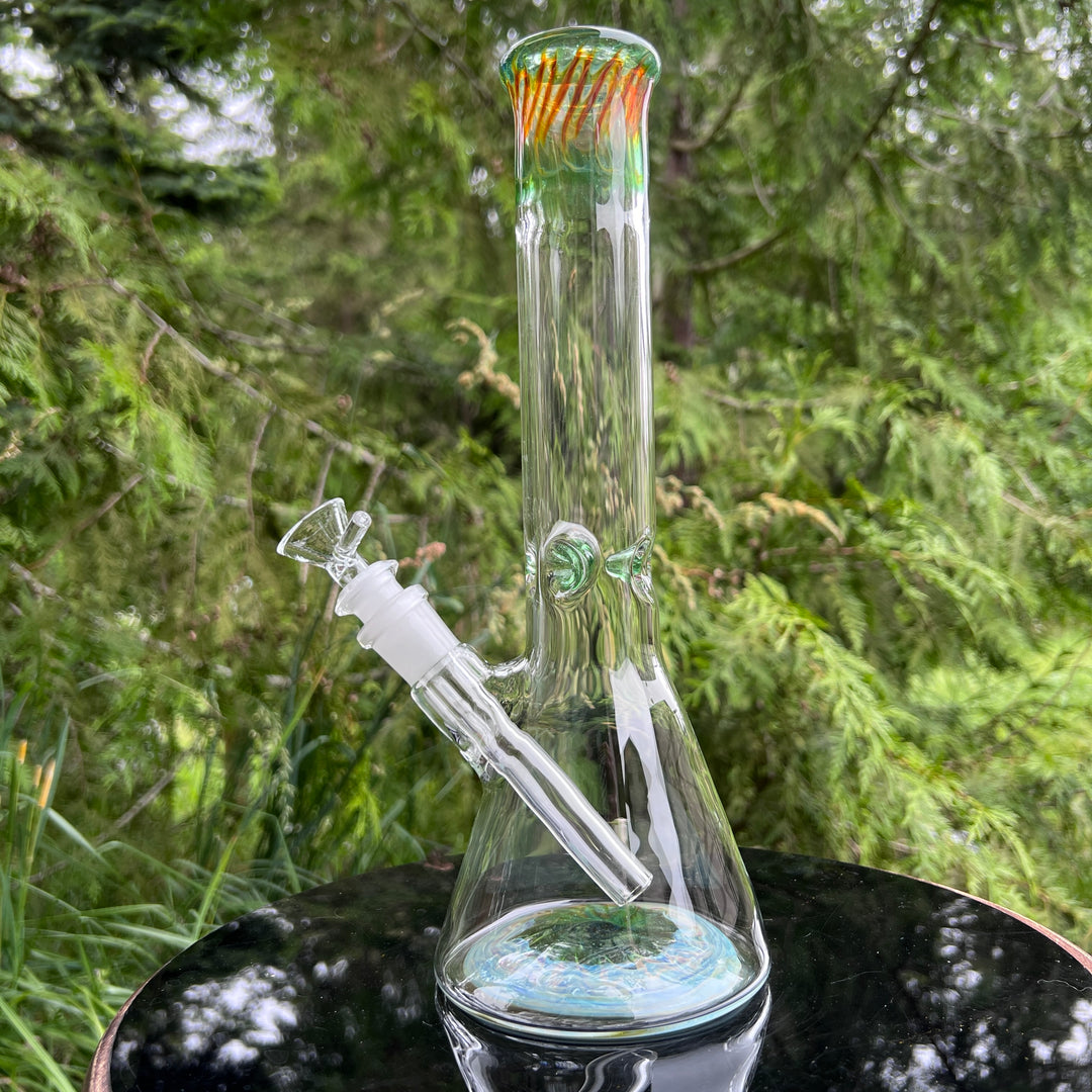 Glass Berry Cupcake 12" Beaker Bong Glass Pipe Glass Berry Cupcake   