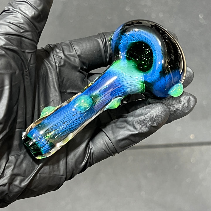 Thick Exp Green Pipe Glass Pipe Chuck Glass