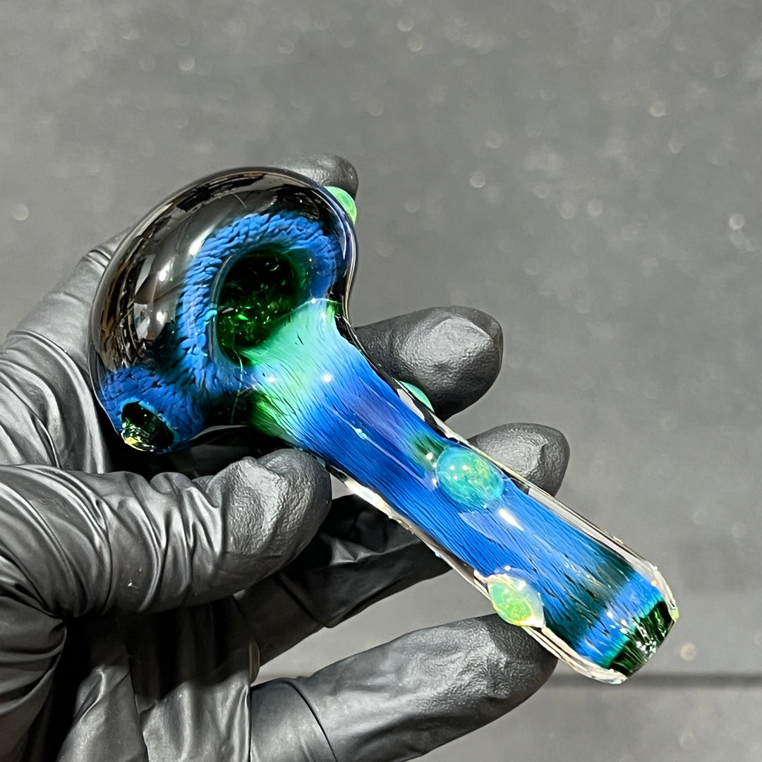 Thick Exp Green Pipe Glass Pipe Chuck Glass