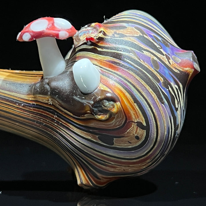 Wood Grain Caterpillar Gandalf Pipe Glass Pipe Wazoo Glass