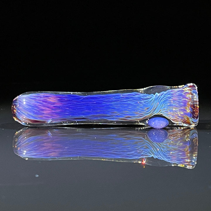 Thick Purple Chillum Glass Pipe Chuck Glass