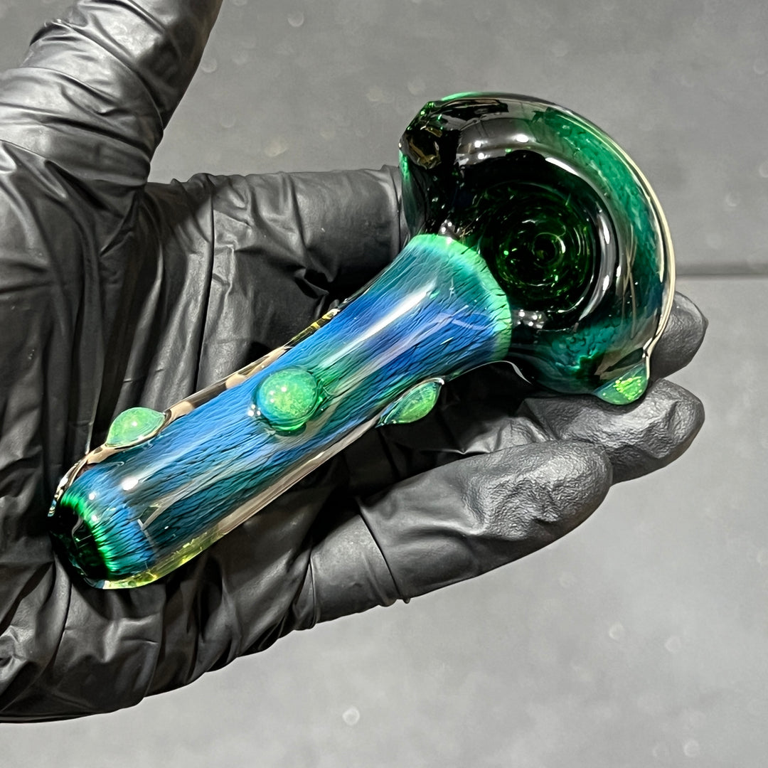 Thick Exp Green Pipe Glass Pipe Chuck Glass