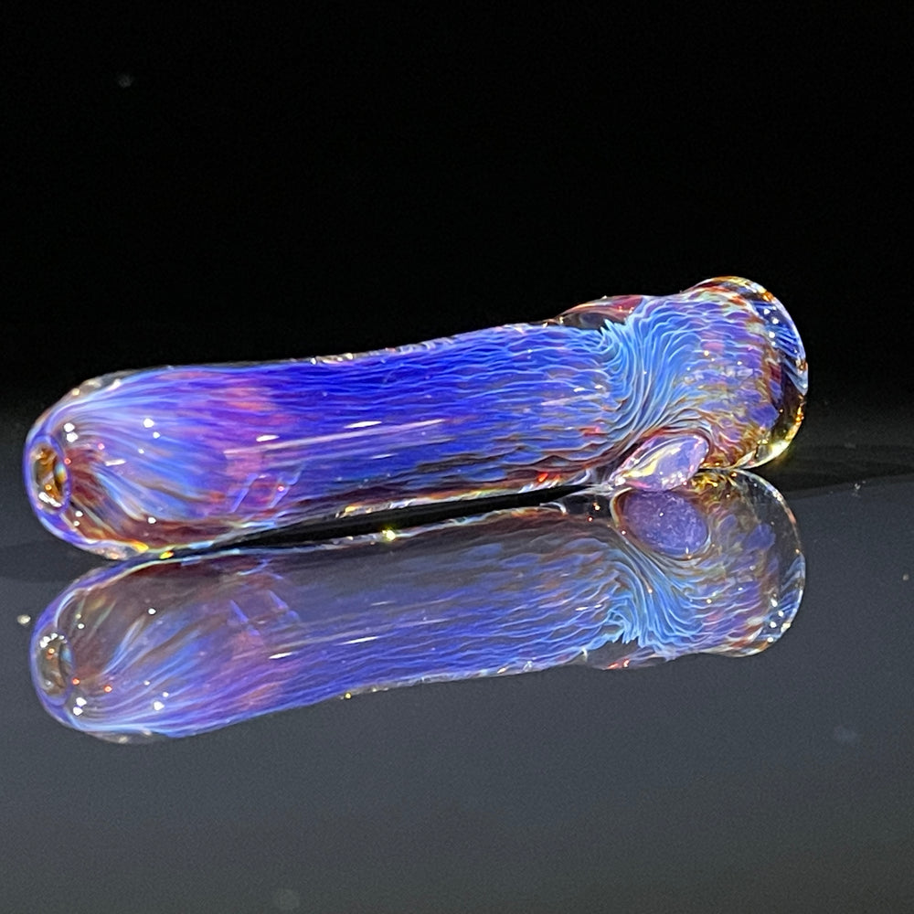 Thick Purple Chillum & Case Combo Glass Pipe Chuck Glass