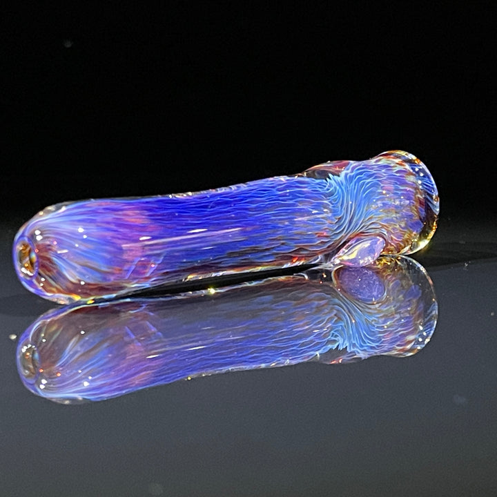 Thick Purple Chillum Glass Pipe Chuck Glass