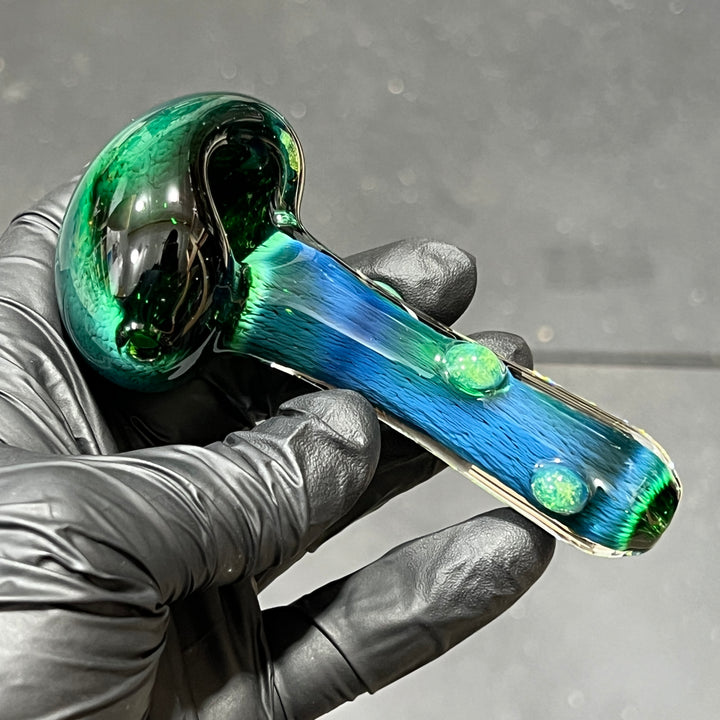 Thick Exp Green Pipe Glass Pipe Chuck Glass