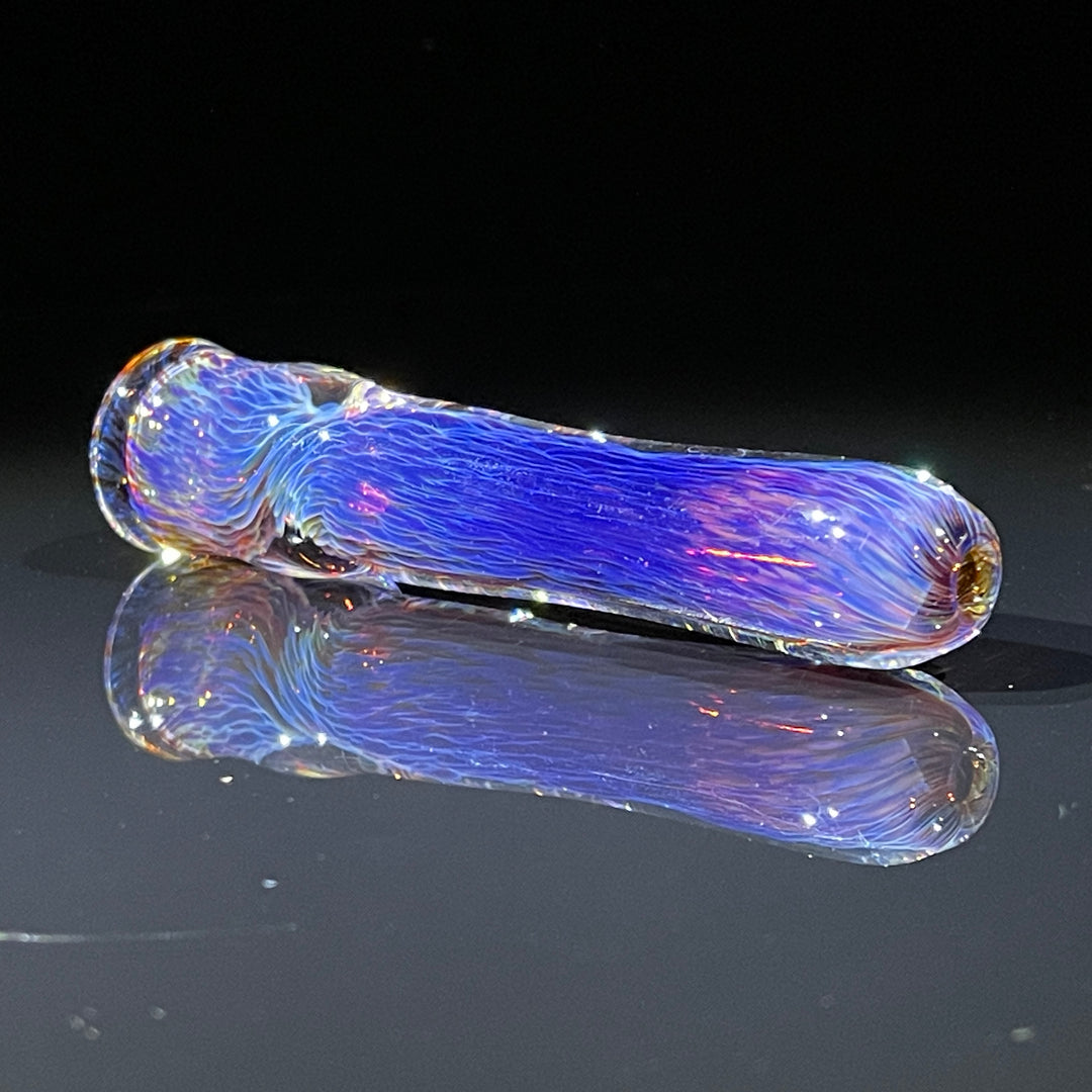 Thick Purple Chillum Glass Pipe Chuck Glass